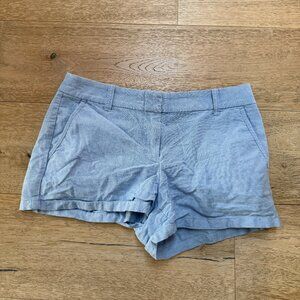 J.Crew Women's Cotton Light Blue Shorts - Size 4